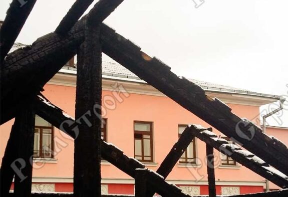 Устройство кровли Флигель Южный усадьбы Холщевниковых Устройство кровли Флигель Южный усадьбы Холщевниковых фото 2
